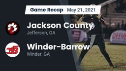 Recap: Jackson County  vs. Winder-Barrow  2021