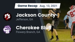 Recap: Jackson County  vs. Cherokee Bluff   2021
