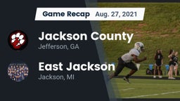 Recap: Jackson County  vs. East Jackson  2021
