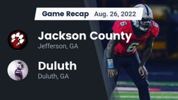 Recap: Jackson County  vs. Duluth  2022
