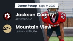 Recap: Jackson County  vs. Mountain View  2022