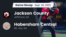 Recap: Jackson County  vs. Habersham Central 2022