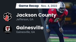 Recap: Jackson County  vs. Gainesville  2022