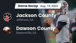 Recap: Jackson County  vs. Dawson County  2022