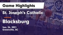 St. Joseph's Catholic  vs Blacksburg  Game Highlights - Jan. 26, 2021