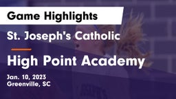 St. Joseph's Catholic  vs High Point Academy Game Highlights - Jan. 10, 2023