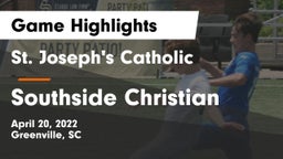 St. Joseph's Catholic  vs Southside Christian  Game Highlights - April 20, 2022
