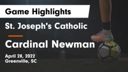 St. Joseph's Catholic  vs Cardinal Newman  Game Highlights - April 28, 2022