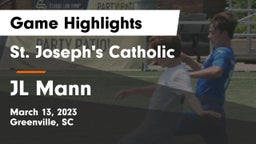 St. Joseph's Catholic  vs JL Mann  Game Highlights - March 13, 2023