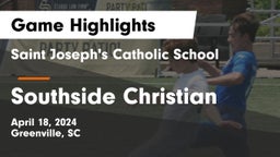 Saint Joseph's Catholic School vs Southside Christian  Game Highlights - April 18, 2024