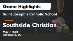 Saint Joseph's Catholic School vs Southside Christian  Game Highlights - May 7, 2024