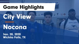 City View  vs Nocona  Game Highlights - Jan. 28, 2020