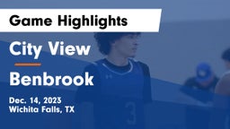 City View  vs Benbrook  Game Highlights - Dec. 14, 2023