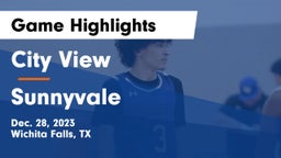 City View  vs Sunnyvale  Game Highlights - Dec. 28, 2023
