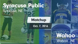 Matchup: Syracuse vs. Wahoo  2016