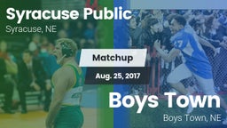 Matchup: Syracuse vs. Boys Town  2017