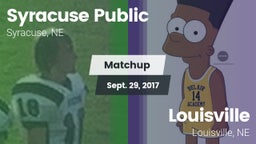 Matchup: Syracuse vs. Louisville  2017