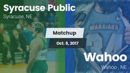 Matchup: Syracuse vs. Wahoo  2017