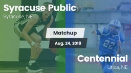 Matchup: Syracuse vs. Centennial  2018