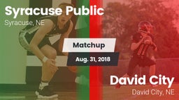 Matchup: Syracuse vs. David City  2018