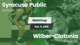 Matchup: Syracuse vs. Wilber-Clatonia  2018