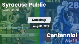 Matchup: Syracuse vs. Centennial  2019