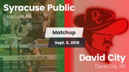 Matchup: Syracuse vs. David City  2019