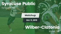 Matchup: Syracuse vs. Wilber-Clatonia  2019