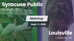 Matchup: Syracuse vs. Louisville  2020