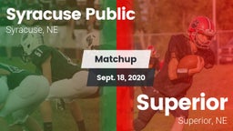 Matchup: Syracuse vs. Superior  2020