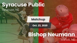 Matchup: Syracuse vs. Bishop Neumann  2020