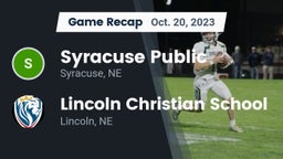 Recap: Syracuse Public  vs. Lincoln Christian School 2023