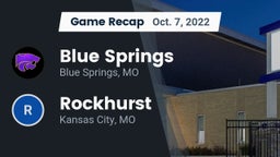 Recap: Blue Springs  vs. Rockhurst  2022
