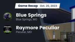 Recap: Blue Springs  vs. Raymore Peculiar  2023