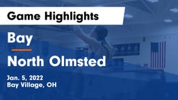 Bay  vs North Olmsted  Game Highlights - Jan. 5, 2022