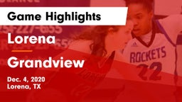 Lorena  vs Grandview  Game Highlights - Dec. 4, 2020