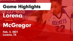 Lorena  vs McGregor  Game Highlights - Feb. 2, 2021