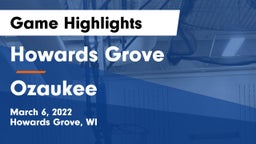 Howards Grove  vs Ozaukee  Game Highlights - March 6, 2022