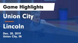Union City  vs Lincoln  Game Highlights - Dec. 20, 2019