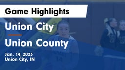 Union City  vs Union County  Game Highlights - Jan. 14, 2023