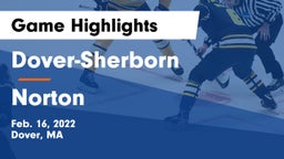 Dover-Sherborn  vs Norton  Game Highlights - Feb. 16, 2022
