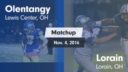 Matchup: Olentangy High vs. Lorain  2016