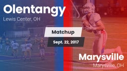 Matchup: Olentangy High vs. Marysville  2017