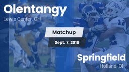 Matchup: Olentangy High vs. Springfield  2018