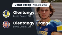 Recap: Olentangy  vs. Olentangy Orange  2020