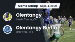 Recap: Olentangy  vs. Olentangy Berlin  2020