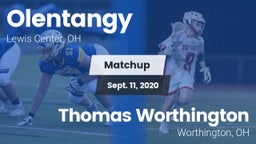 Matchup: Olentangy High vs. Thomas Worthington  2020
