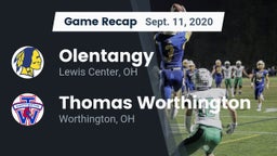 Recap: Olentangy  vs. Thomas Worthington  2020