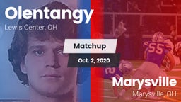 Matchup: Olentangy High vs. Marysville  2020