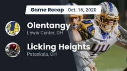 Recap: Olentangy  vs. Licking Heights  2020